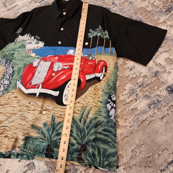 Tori Richard Auburn Speedster Classic Car short sleeve button down shirt. Large - Picture 11 of 13